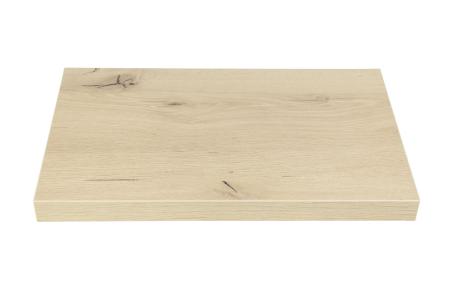 Fertigstufen - DekoStairs "country oak"<br/>Sandwichkonstruktion (40 mm) mit beidseitig 0,8 mm erhöht abriebfesten Schichtstoff der Firma Resopal beleimt. Schmalflächen mit 2 mm ABS Kante PUR beschichtet. Kanten horizontal gerundet.